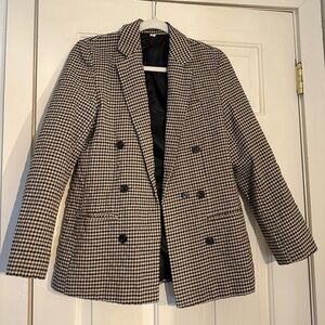 Classic Houndstooth Women's Blazer